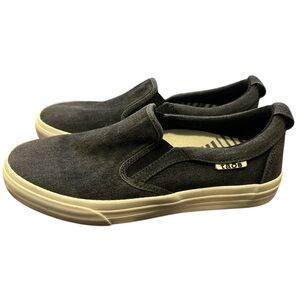 Taos Charcoal Slip-On Canvas Shoes